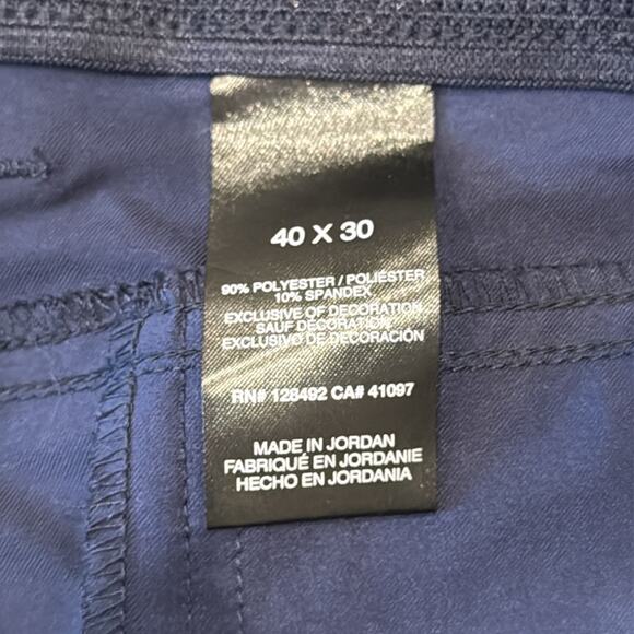 Greg Norman Men's Performance Pant Navy Blue Size 40x30 - Picture 7 of 8